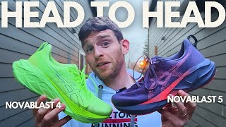 ASICS Novablast 5 vs 4  Should I Upgrade [upl. by Leval363]