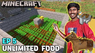 Horse Riding 🐎  Taming Cat and Unlimited Crop Farming  AKs Minecraft part 5 [upl. by Vania]