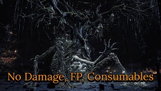 Dark Souls 3 CurseRotted Greatwood No Damage FP Consumables [upl. by Cinomod232]