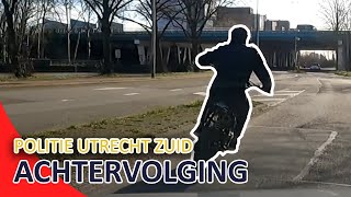 Achtervolging motor  Politie Utrecht Zuid  Gestolen scooter aangetroffen  Verdachte aangehouden [upl. by Selimah]