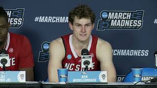 NC State First Round Postgame Press Conference  2024 NCAA Tournament [upl. by Edroi994]