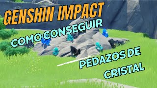 Genshin Impact  RUTA DE FARMEO PEDAZO DE CRISTAL HIERRO BLANCO [upl. by Loram]