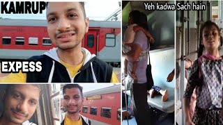 KAMRUP EXPRESS JOURNEY VLOGBut with hard reality you need to know  Indian Railways  Part 1 [upl. by Norred]