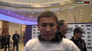 Gennady Golovkin ready for a street fight with Curtis Stevens [upl. by Prudhoe]