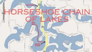 Horseshoe Lake Chain Ice Report [upl. by Vally]