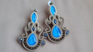 TUTORIAL  Soutache Earrings  earring making process  40 Free Listings on Etsy [upl. by Soutor]