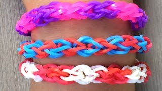 Leer hoe je makkelijk een dikke ronde armband met Rainbow Loom bandjes maakt [upl. by Ellerihs]