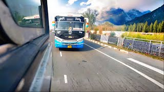 CTU chandigarh transport Undertaking Vs Haryana Roadways full speed race [upl. by Aniram]