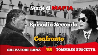 Confronto Salvatore Riina Tommaso Buscetta eps2riina mafia corleone buscetta palermo [upl. by Leuqram]