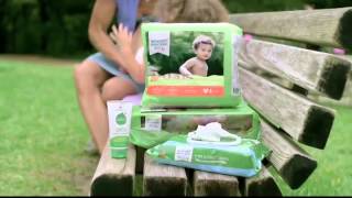 Bid Organic  Seventh Generaton Diaper commercial [upl. by Eirhtug504]