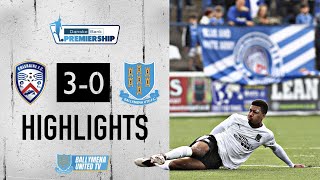 MATCH HIGHLIGHTS  Coleraine 30 Ballymena United  Danske Bank Premiership [upl. by Mechling]