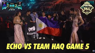 GUMANA YUNG MAHAL KITA BUFF ECHO PH VS THQ GAME 5 M4 CHAMPIONSHIP [upl. by Orteip932]