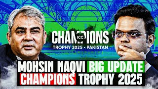 Mohsin Naqvi said no cricket with India in India  Champions Trophy will be in Pakistan [upl. by Jehiah836]