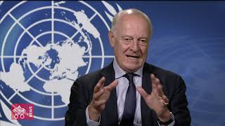 Paolo VI e appello ONU contro la guerraIntervista a De Mistura [upl. by Midas]