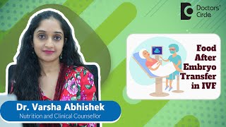 DIET after IVF Embryo Transfer ivf diet pregnancy  DrVarsha Abhishek  Doctors Circle [upl. by Gay]