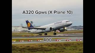 Airbus A320 Gpws In X Plane 10 Mobile [upl. by Airel]