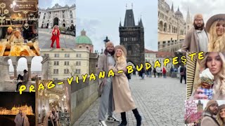 ORTA AVRUPA VLOG💘 PragViyanaBudapeşte gezdik🐣 Çok şükür donmadan tamamladık🥲 [upl. by Nazarius249]