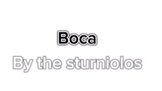 “BOCA” by the sturniolo triplets official lyric video ￼not actually [upl. by Cathyleen]