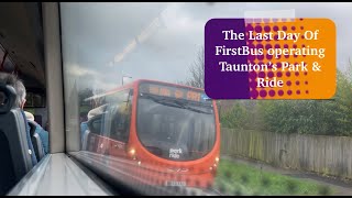 The last day of The Buses of Somerset operating the Taunton Park amp Ride [upl. by Ring]