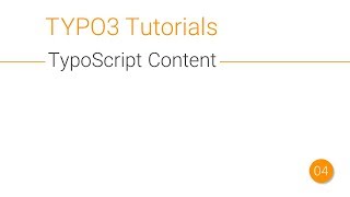 TYPO3 Tutorial  Adding Content and Images with TypoScript 0041 [upl. by Apps]