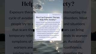 How can Exposure Therapy help with Anxiety [upl. by Sande]