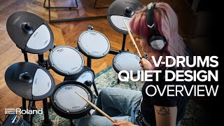 Roland VDrums Quiet Design Series Overview [upl. by Cornish30]