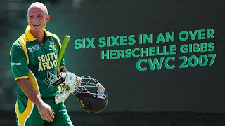 Six sixes in an over 😱  Herschelle Gibbs  CWC 2007 [upl. by Yrelav]