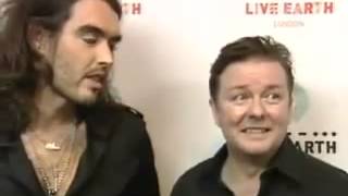 Ricky Gervais And Russell Brand  funniest interview ever [upl. by Fanni]