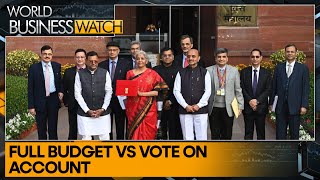 Indias Budget 2024 FM Nirmala Sitharaman hints at vote on account on Feb 1  World Business Watch [upl. by Gunter882]