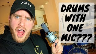 Three Ways to Mic Drums Using One MicrophoneSterling Audio ST170 Review [upl. by Adnarym]