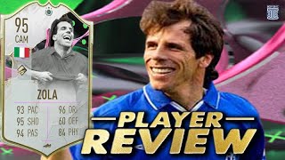 95 SHAPESHIFTERS ICON ZOLA SBC PLAYER REVIEW  FIFA 23 Ultimate Team [upl. by Laemsi403]