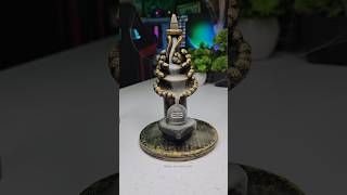 Diy Smoke fountain shivling with fevicol bottle 🌸 Har Har Mahadev 🙏🏻 shorts short [upl. by Bethina]