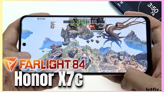 Honor X7c Farlight 84 Gaming test  Snapdragon 685 120Hz Display [upl. by Nnyl420]