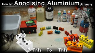 How to Anodise Aluminium at home how i anodised at home [upl. by Norej]