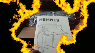 Ikea Hemnes secretary assembly and impressions [upl. by Seroled899]