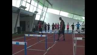 Athletisme BZH 414  Le franchissement de haies 110H400H Colloque sprinthaies Brest 561013 [upl. by Teddi]