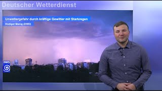 02052024 Unwetterinformation  Deutscher Wetterdienst DWD [upl. by Namialus656]