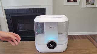 Dreo 6L Humidifiers for Bedroom Quiet Supersized Cool Mist Ultrasonic Humidifier Review [upl. by Phelps]