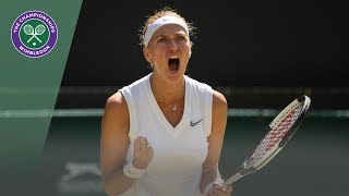 Match Point Petra Kvitova vs Kristina Mladenovic Wimbledon 2019 [upl. by Werbel521]