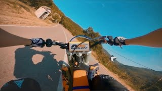 KTM EXC 125 Supermoto Ride  On Board POV [upl. by Haroldson]