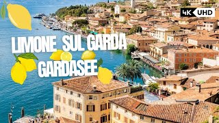 Limone Village 🇮🇹 in Italy of Garda  4k [upl. by Christiano]