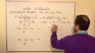 cours TS 2012  ch11 transformation en chimie organique macro II3 réaction délimination [upl. by Mindy]