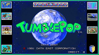 TUMBLEPOP Arcade Data East 1991 Longplay 1 CC [upl. by Ayrolg]