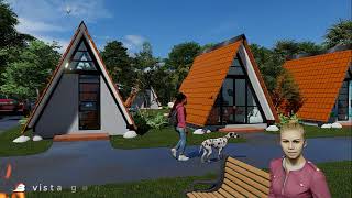 Cabañas Alpinas Multiuso 4950 para Glamping y Hosterías Pichincha Puerto Quito Bancos Ecuador [upl. by Gagnon]