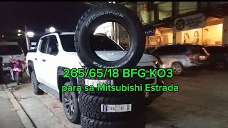 BFG KO3 SIZE 2656518  bagay kaya sa Mitsubishi Estrada [upl. by Nnaed547]