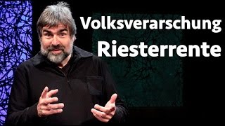 Mit Riesterrente in die Altersarmut Volker Pispers [upl. by Cohberg]