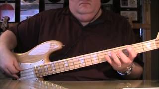 Gipsy Kings Hotel California Bass Cover with Tabs amp Notes [upl. by Ahsenac]