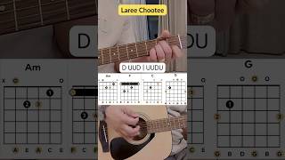 Laree Chootee Easy Guitar Strum amp Chords Tutorial guitar beyondeternitymusicacademy shorts [upl. by Ronacin]