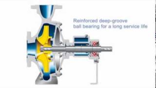 KSBEtanorm Thermal Oil Pump in detail [upl. by Nikolas442]