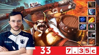 DOTA 2 Liquid33 the BREWMASTER OFFLANE 735c [upl. by Airtemak]